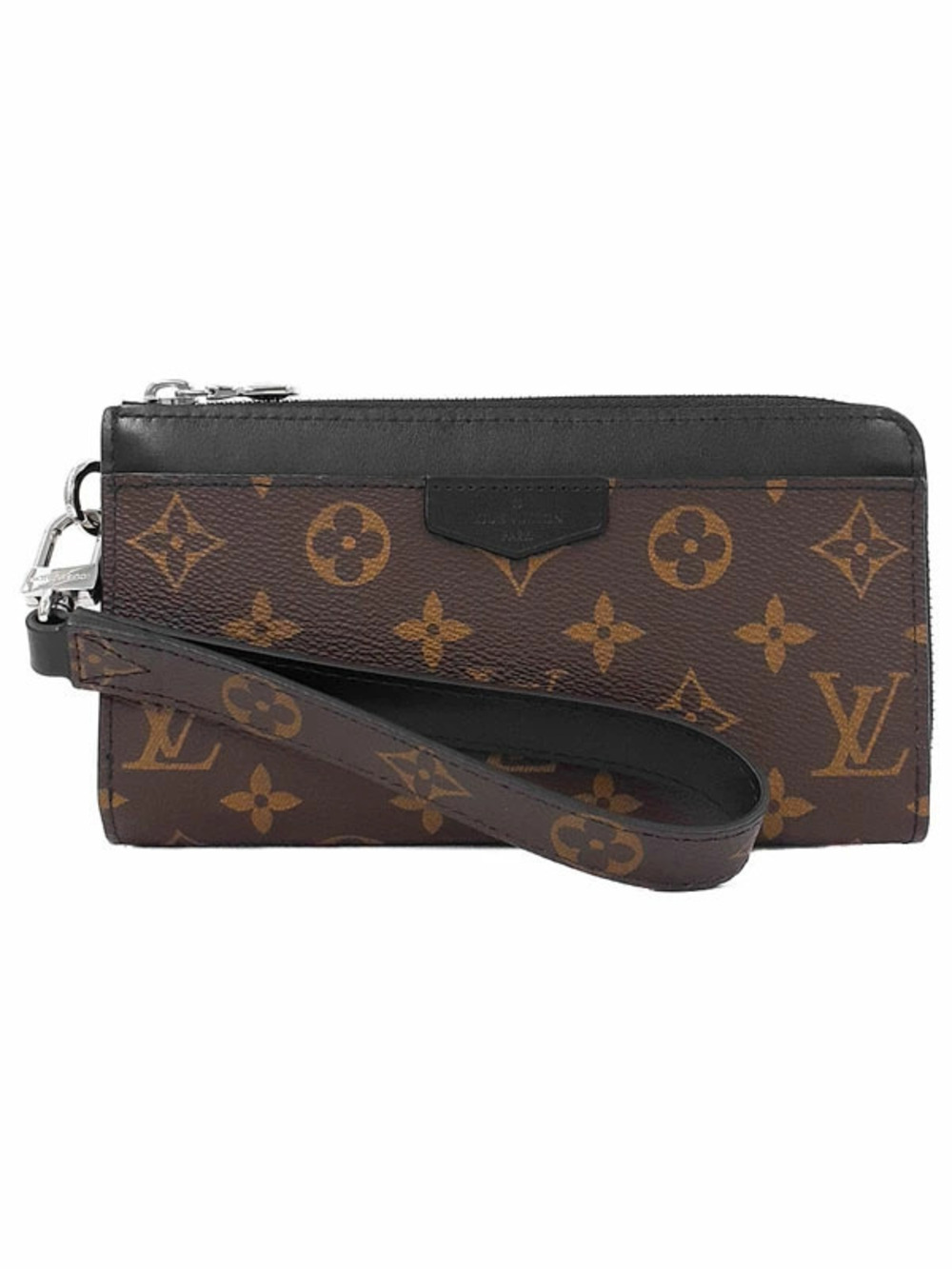 Louis Vuitton Monogram Macassar Brown Zippy Dragonne L shaped Zipper Long Wallet